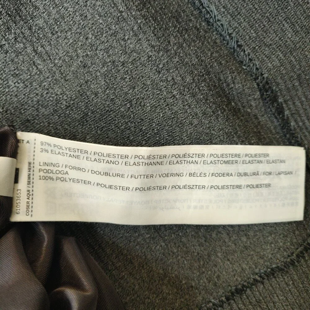 Mango Suit Sleeveless Tube Bodycon Ribbed Midi Dress Size Extra-Small - Picture 11 of 13